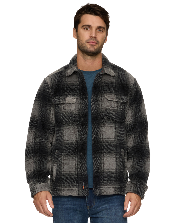 ATOKA SHAGGY SHERPA SHIRT JACKET