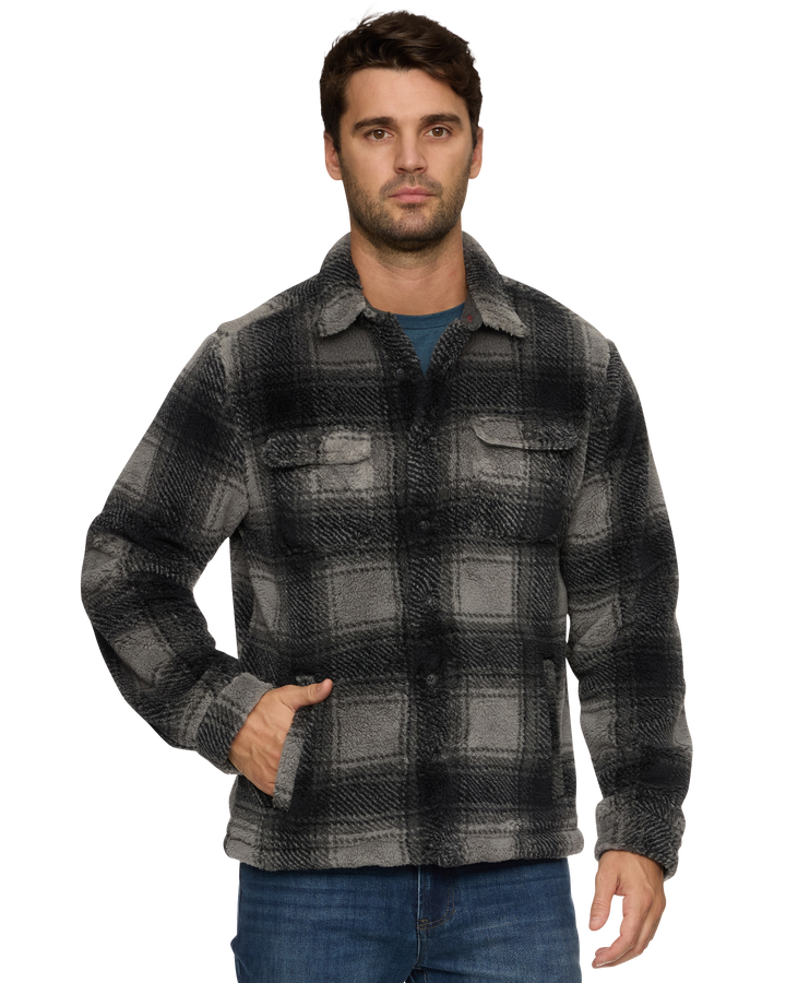 ATOKA SHAGGY SHERPA SHIRT JACKET