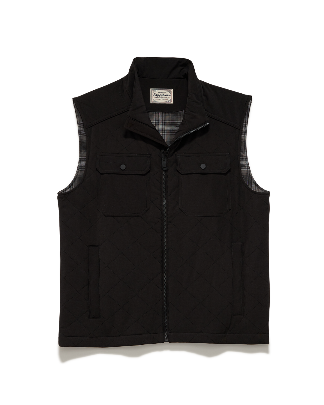 CHAPIN FLANNEL-LINED QUILTED VEST