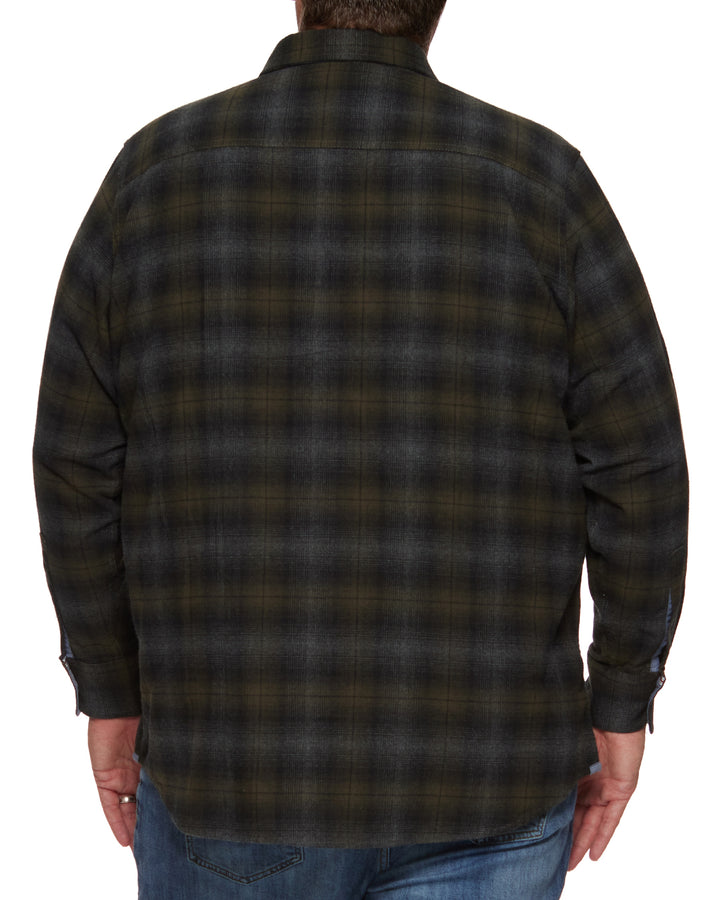 SHELTON FLANNEL SHIRT BIG & TALL