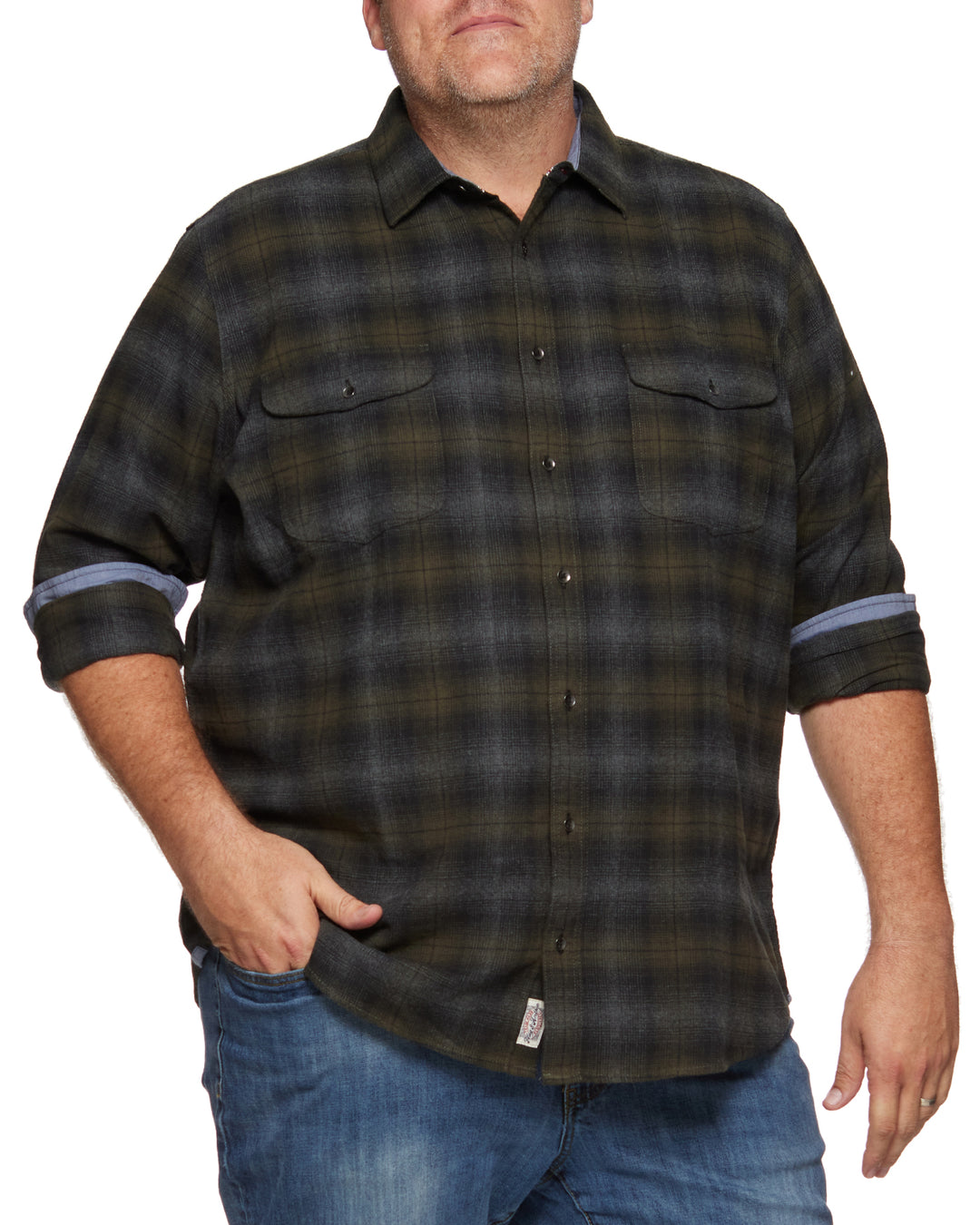 SHELTON FLANNEL SHIRT BIG & TALL