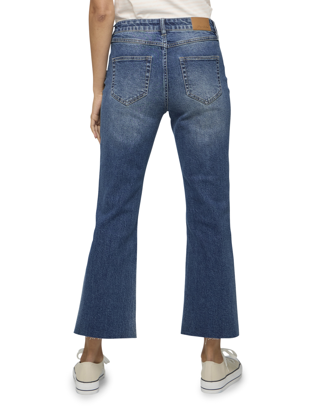 BELLA CROPPED HIGH-RISE BOOTCUT JEAN