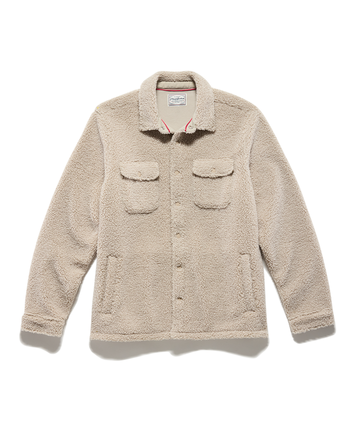 SCARSDALE FLEECE-LINED SHERPA SHIRT JACKET