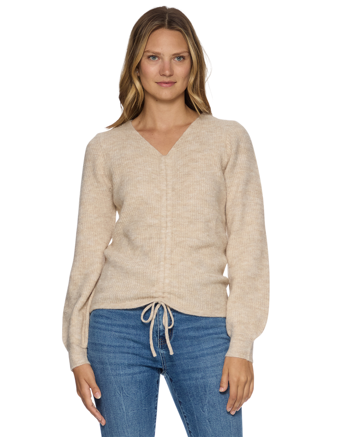 SHREVEPORT RUCHED SWEATER