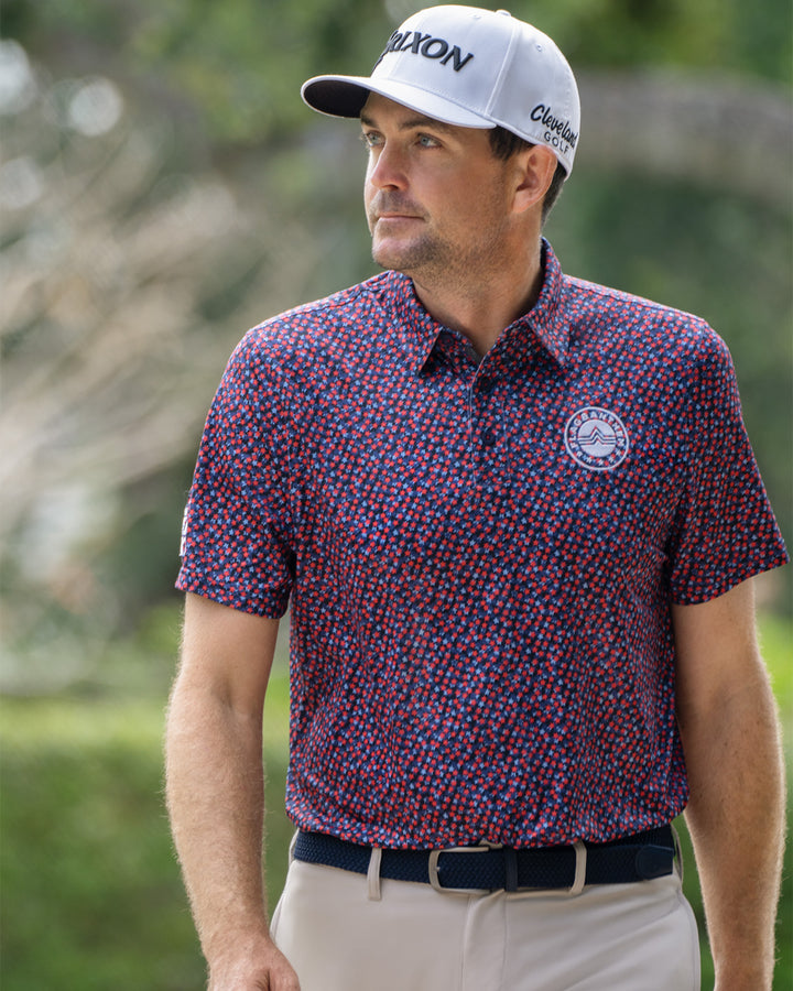 MVP WINFIELD STAR PRINT POLO