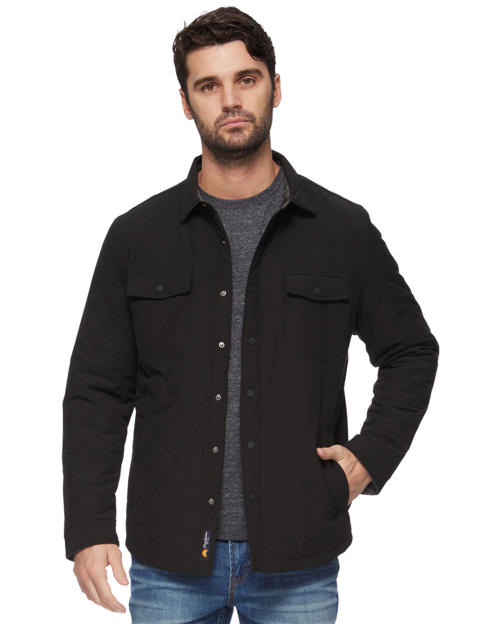 CHAPIN FLANNEL-LINED QUILTED JACKET