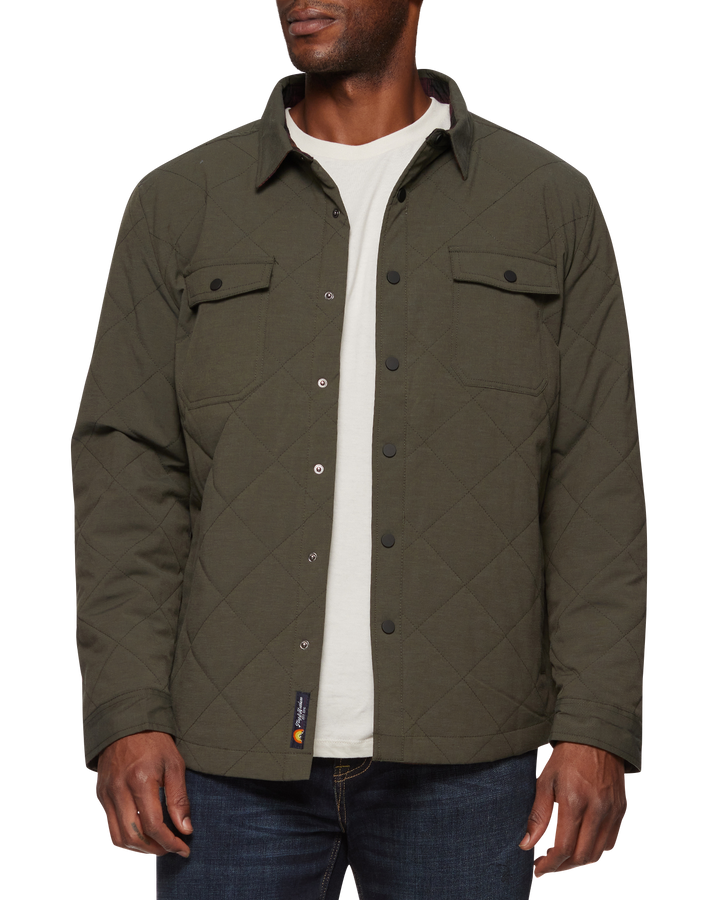 CHAPIN FLANNEL-LINED QUILTED JACKET