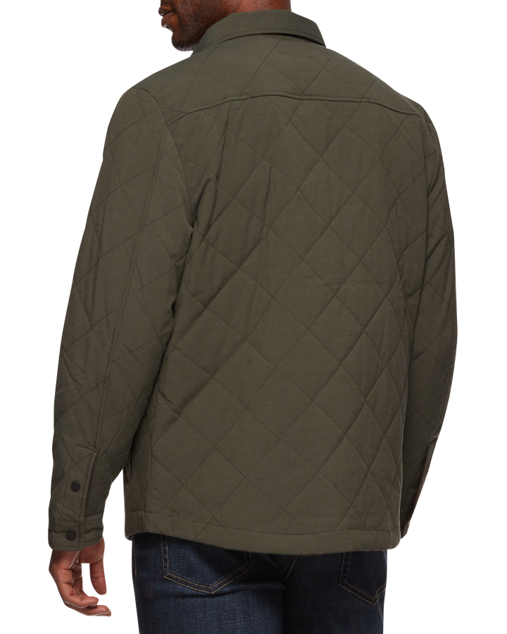 CHAPIN FLANNEL-LINED QUILTED JACKET