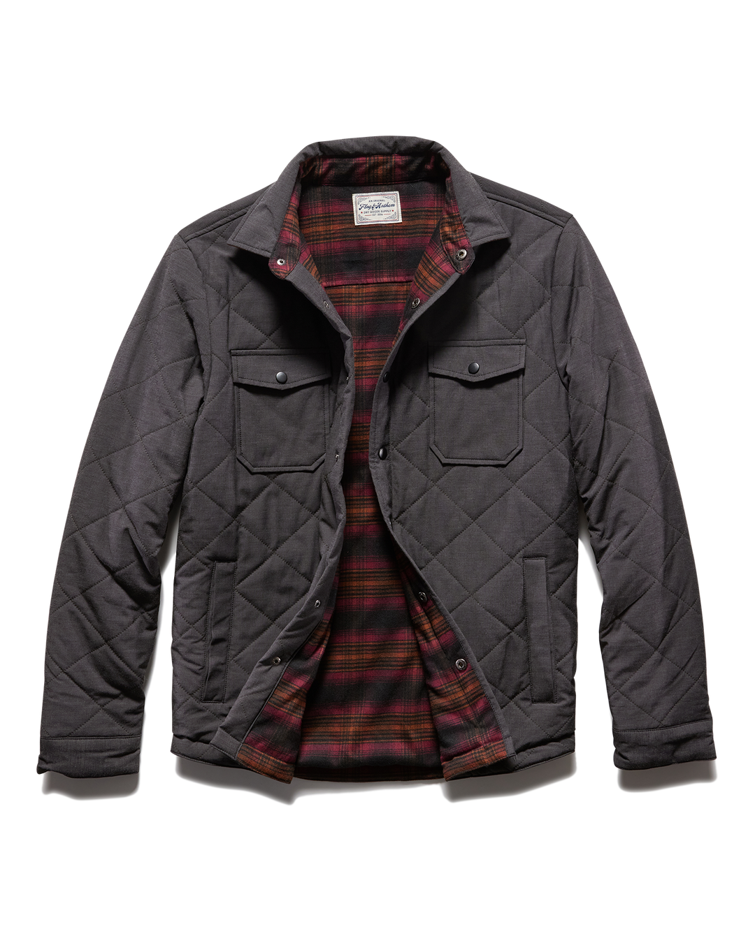 CHAPIN FLANNEL-LINED QUILTED JACKET