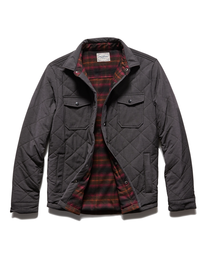 CHAPIN FLANNEL-LINED QUILTED JACKET