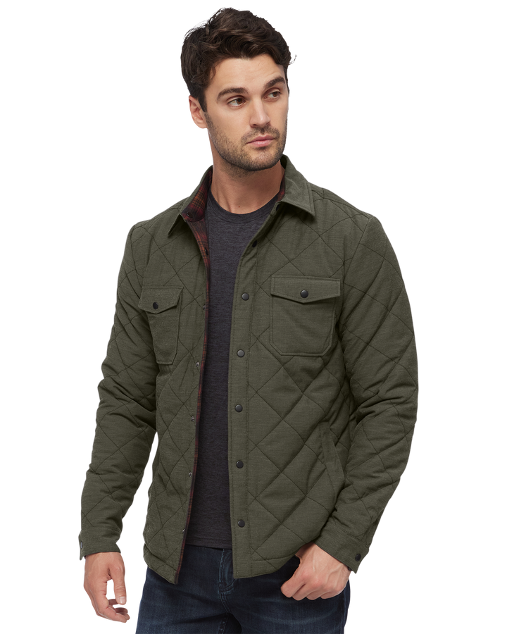 CHAPIN FLANNEL-LINED QUILTED JACKET