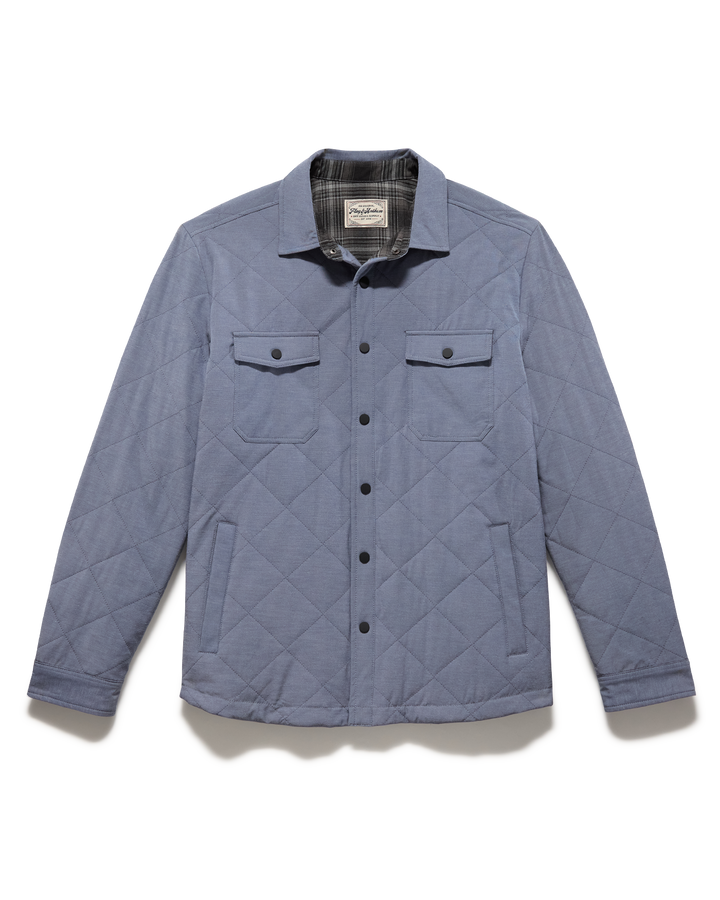 CHAPIN FLANNEL-LINED QUILTED JACKET