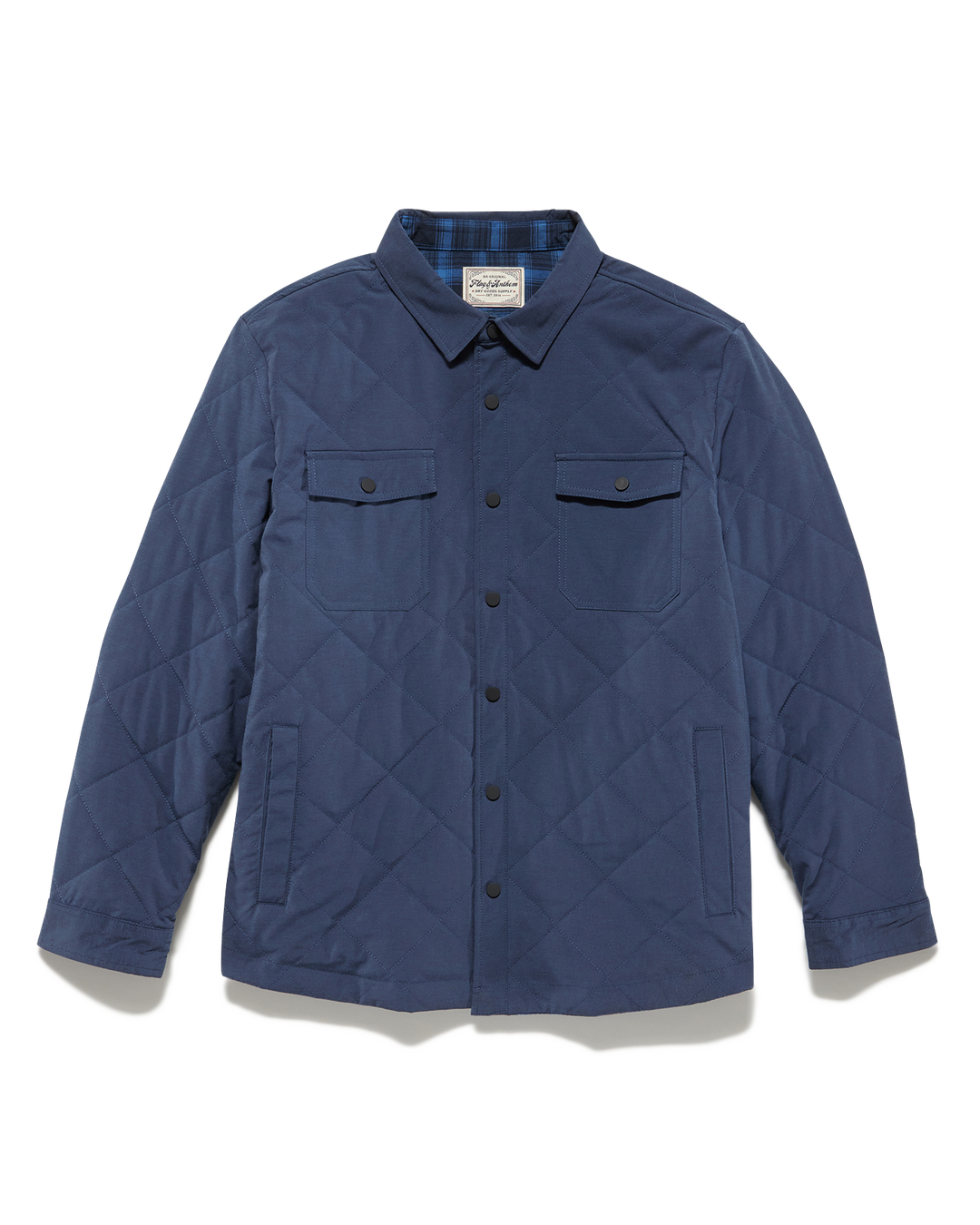 CHAPIN FLANNEL-LINED QUILTED JACKET