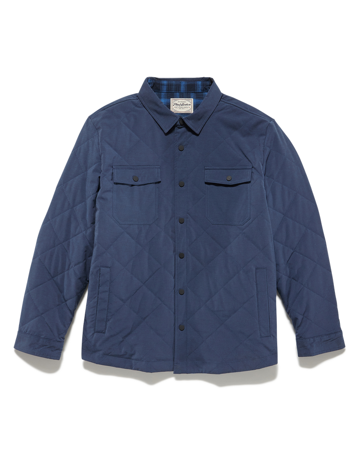 CHAPIN FLANNEL-LINED QUILTED JACKET