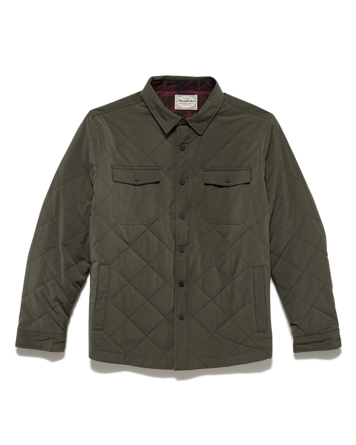 CHAPIN FLANNEL-LINED QUILTED JACKET