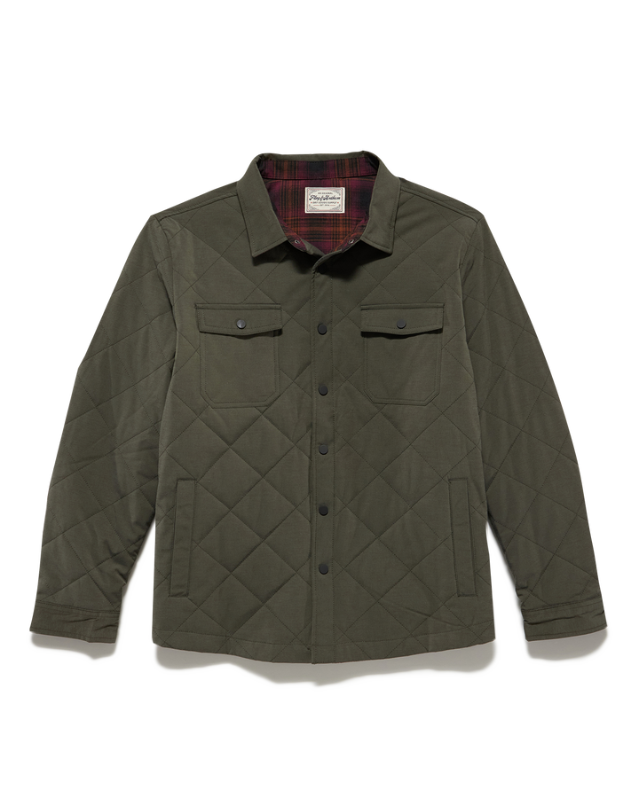 CHAPIN FLANNEL-LINED QUILTED JACKET