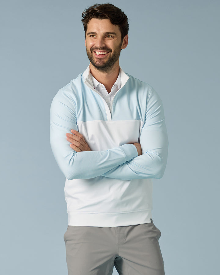 MADEFLEX WALTON 1/4 ZIP PERFORMANCE 1/4-ZIP PULLOVER