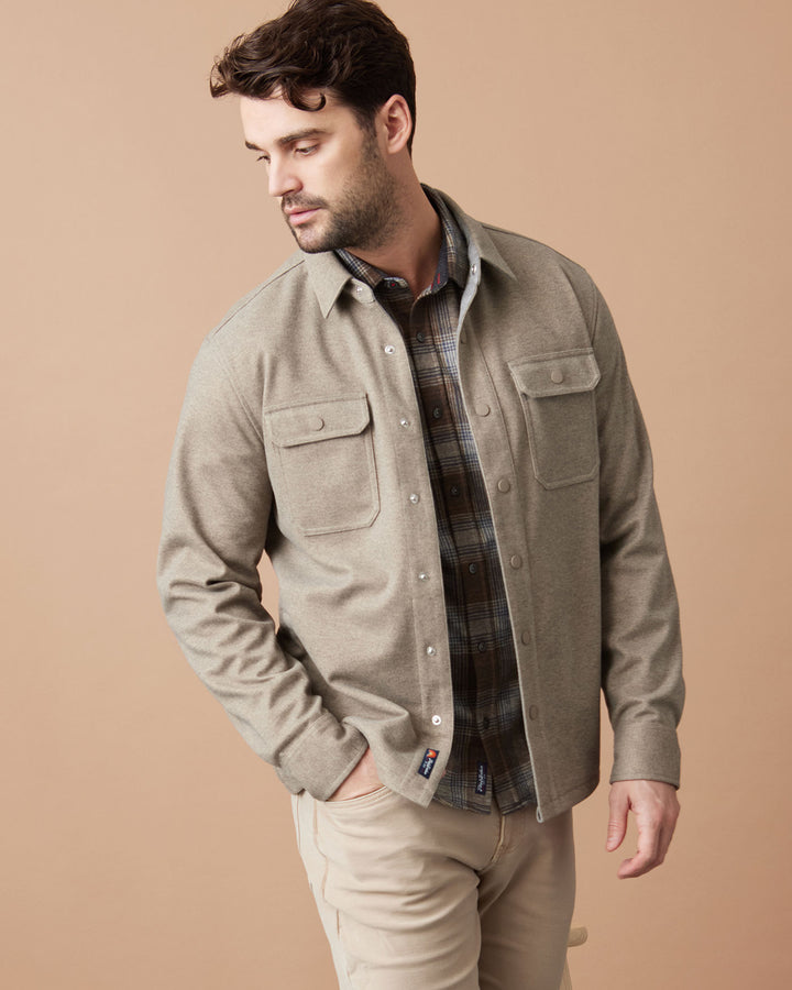 HAMLIN PREMIUM BRUSHED SHIRT JACKET