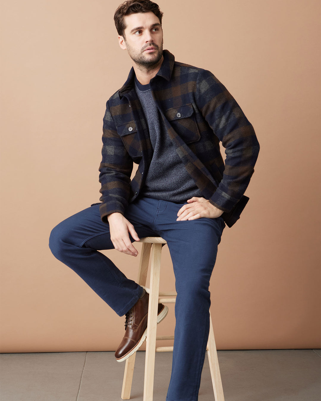 BEDFORD FLEECE-LINED CREWNECK