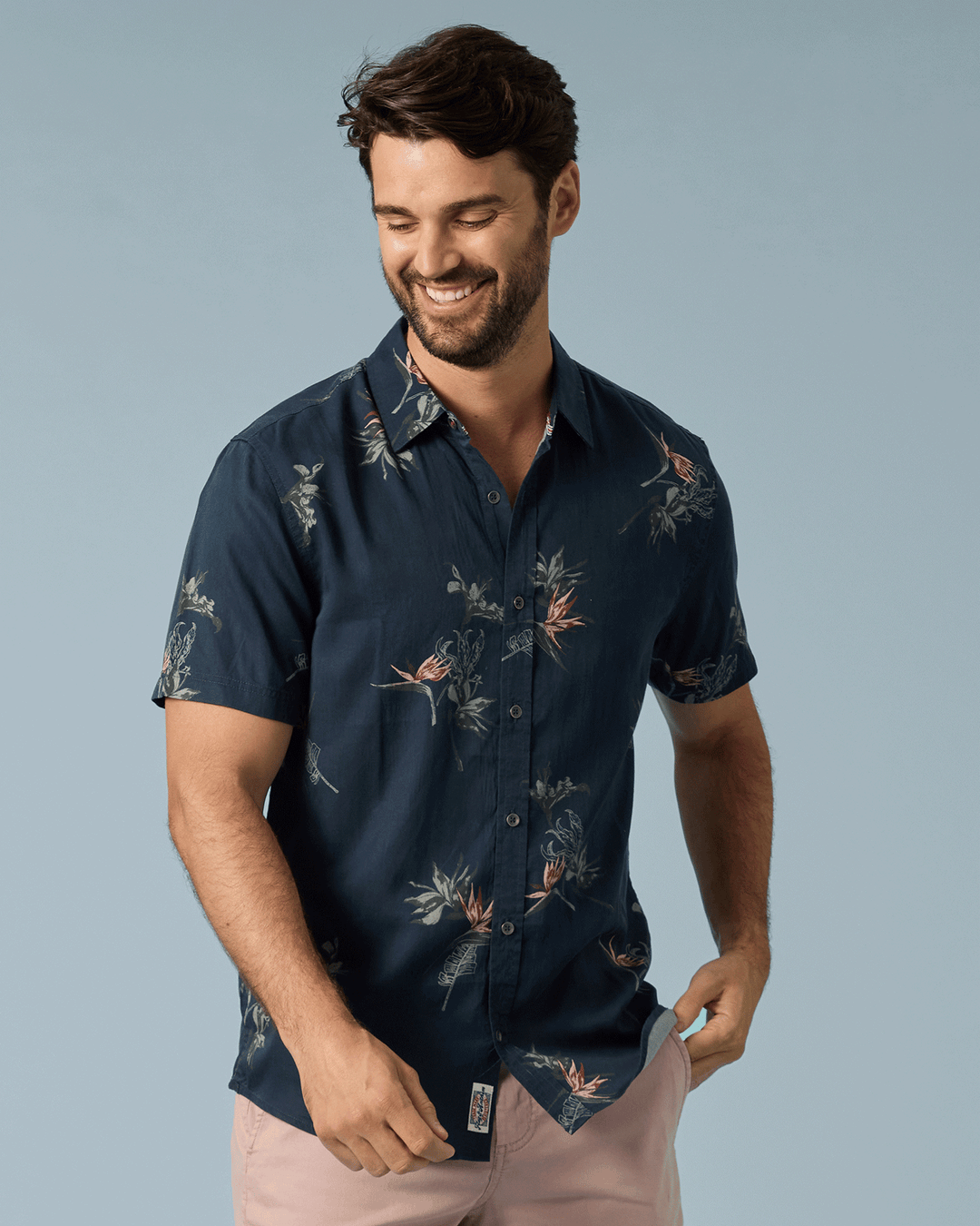 CHARLESTON TROPICAL PRINT SHIRT