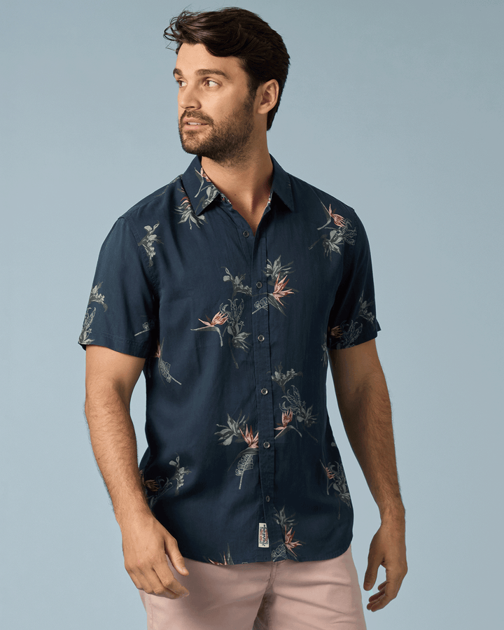 CHARLESTON TROPICAL PRINT SHIRT