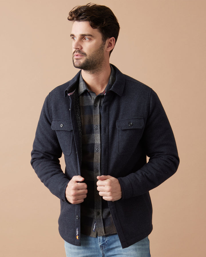 HADLEY SHERPA-LINED SHIRT JACKET