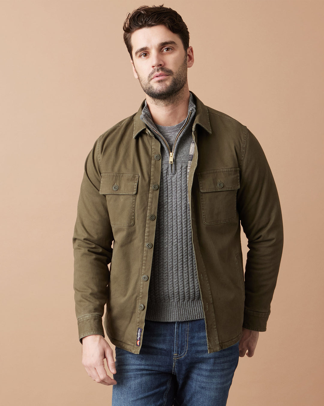 DUNN FLANNEL-LINED STRETCH JACKET