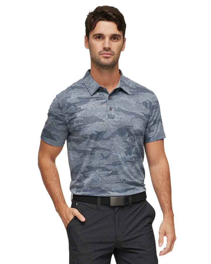 DESTIN CAMO PERFORMANCE POLO