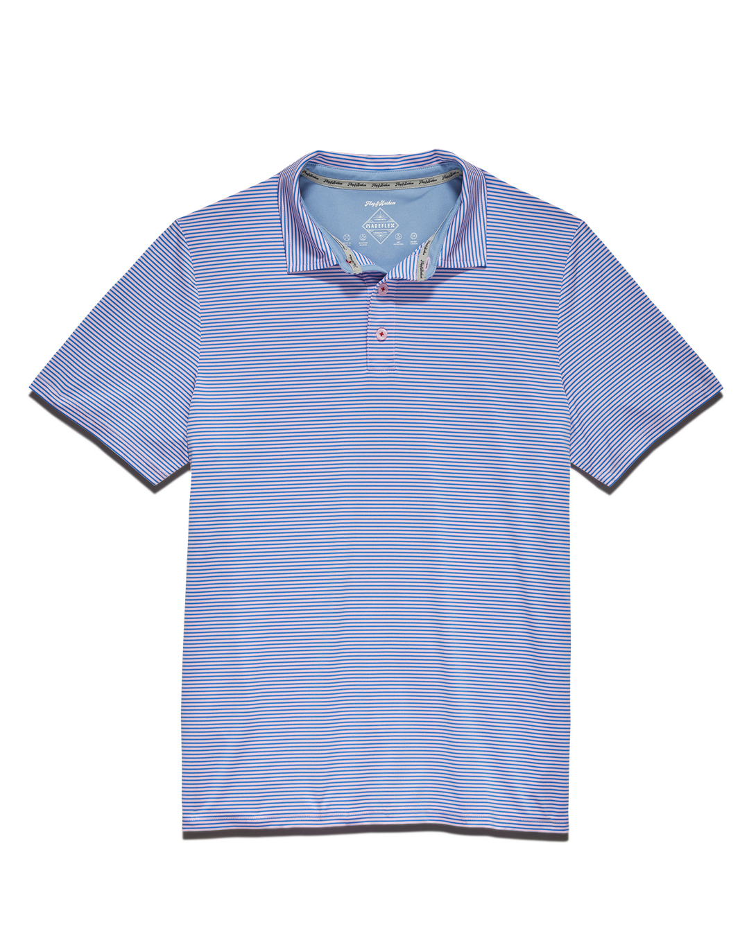 NAPLES STRIPED PERFORMANCE POLO