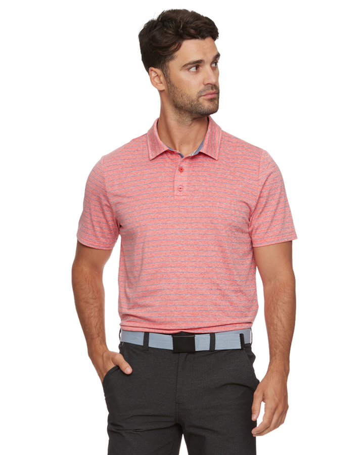 WILMINGTON STRIPED PERFORMANCE POLO