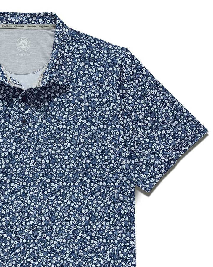 MVP COBBTOWN FLORAL PRINT POLO BIG & TALL