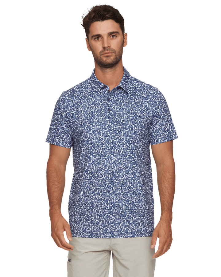 MVP COBBTOWN FLORAL PRINT POLO