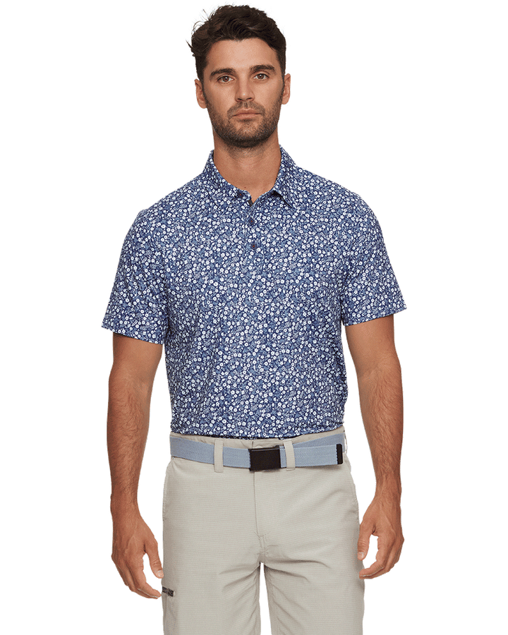 MVP COBBTOWN FLORAL PRINT POLO