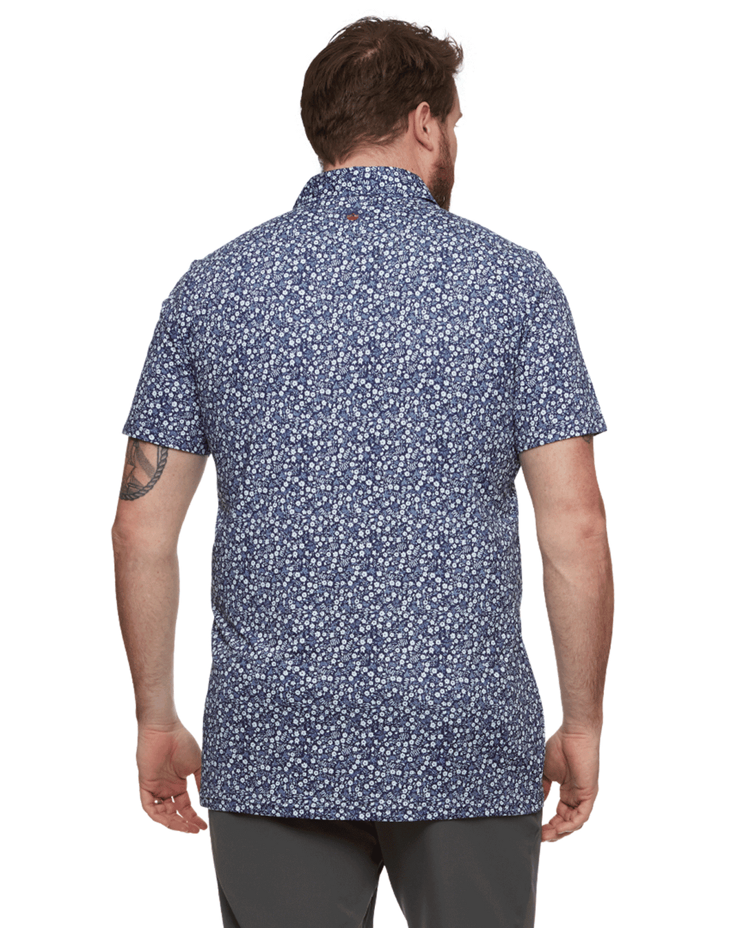 MVP COBBTOWN FLORAL PRINT POLO BIG & TALL