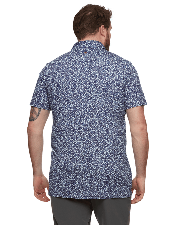 MVP COBBTOWN FLORAL PRINT POLO BIG & TALL