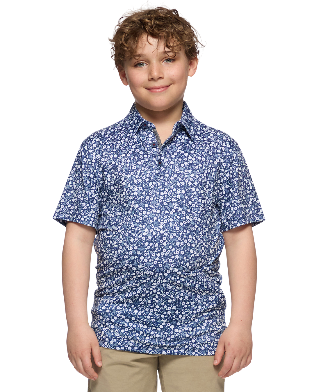 BOYS MVP COBBTOWN FLORAL POLO