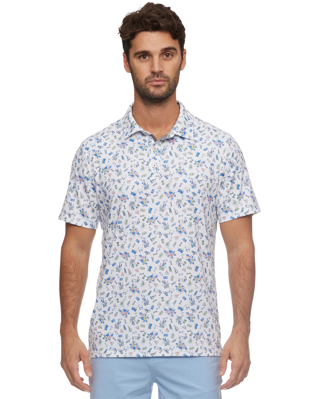 MVP OPELIKA BEACH PRINT POLO