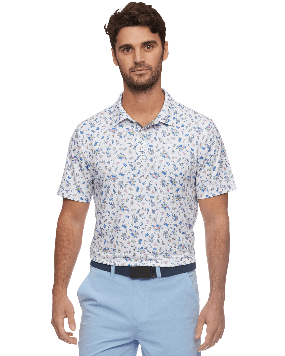 MVP OPELIKA BEACH PRINT POLO