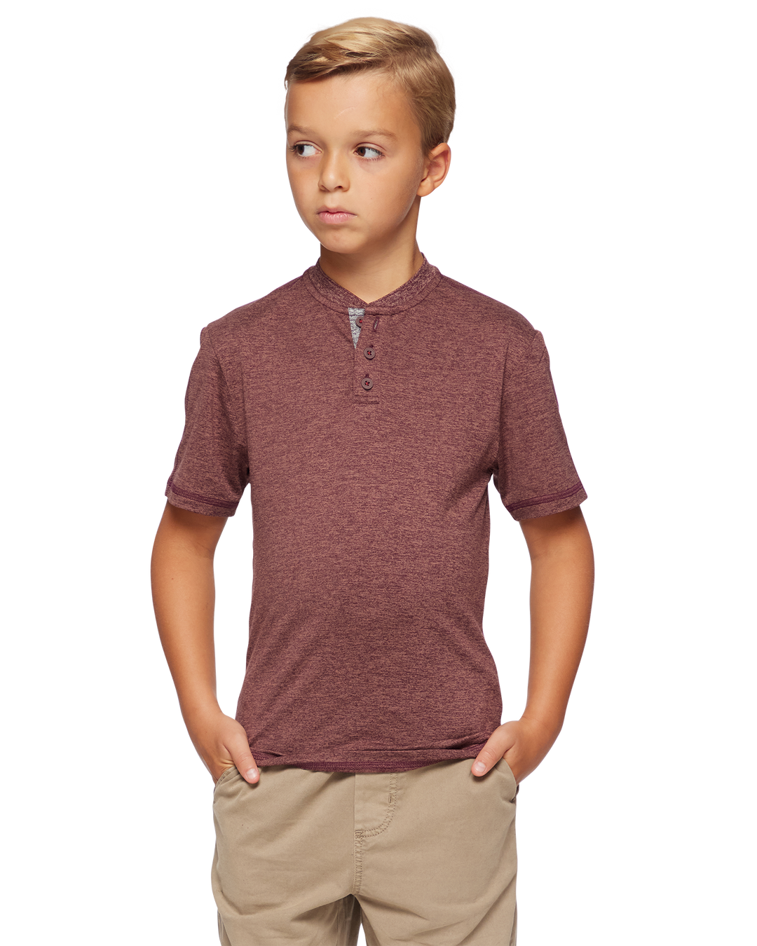 BOYS ALL-DAY STRETCH HENLEY