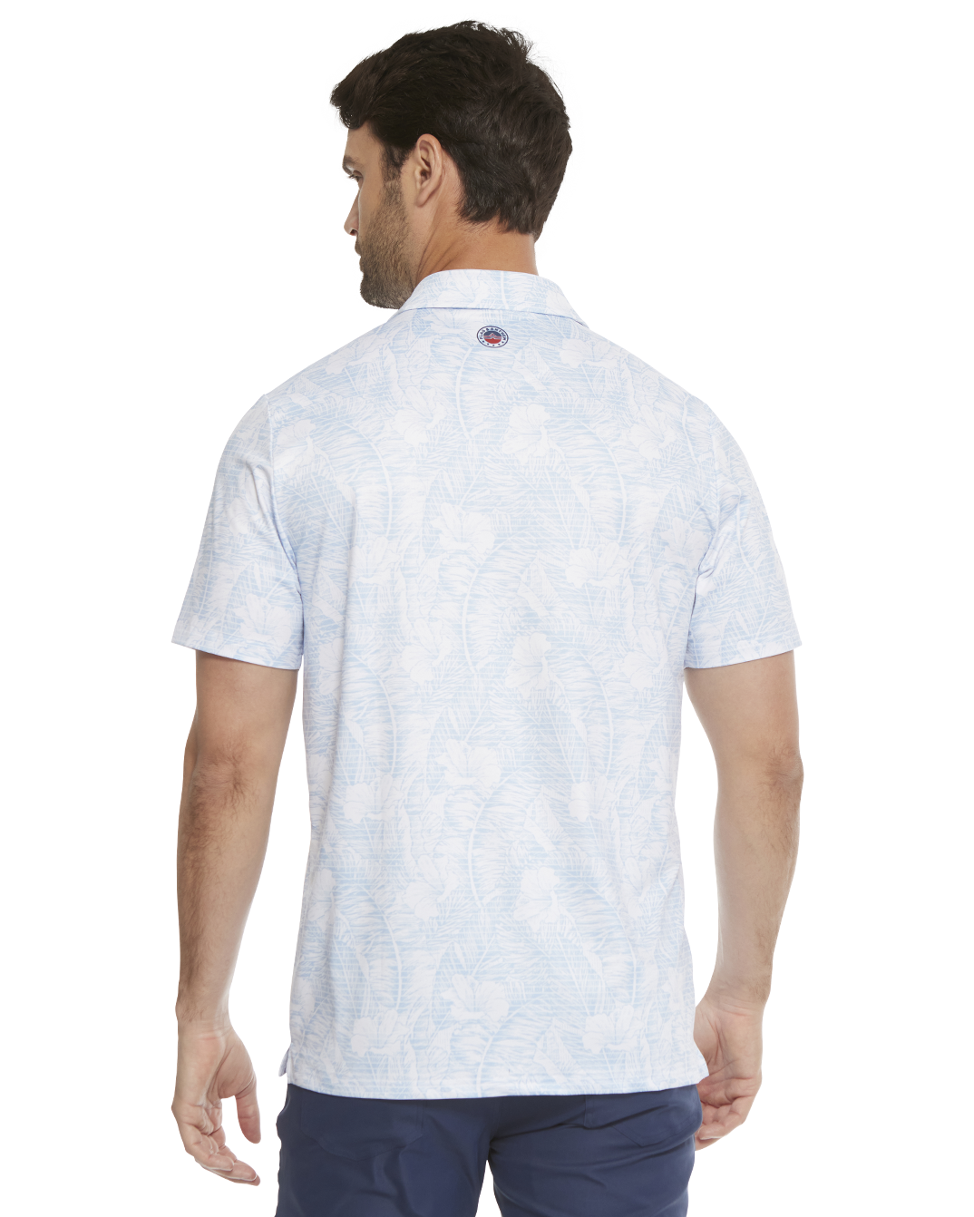 MVP MONTAUK BOTANICAL PRINT POLO