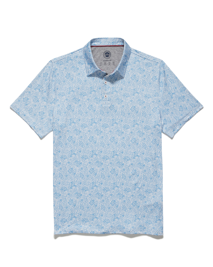 MVP WILLOUGHBY LEAF PRINT POLO