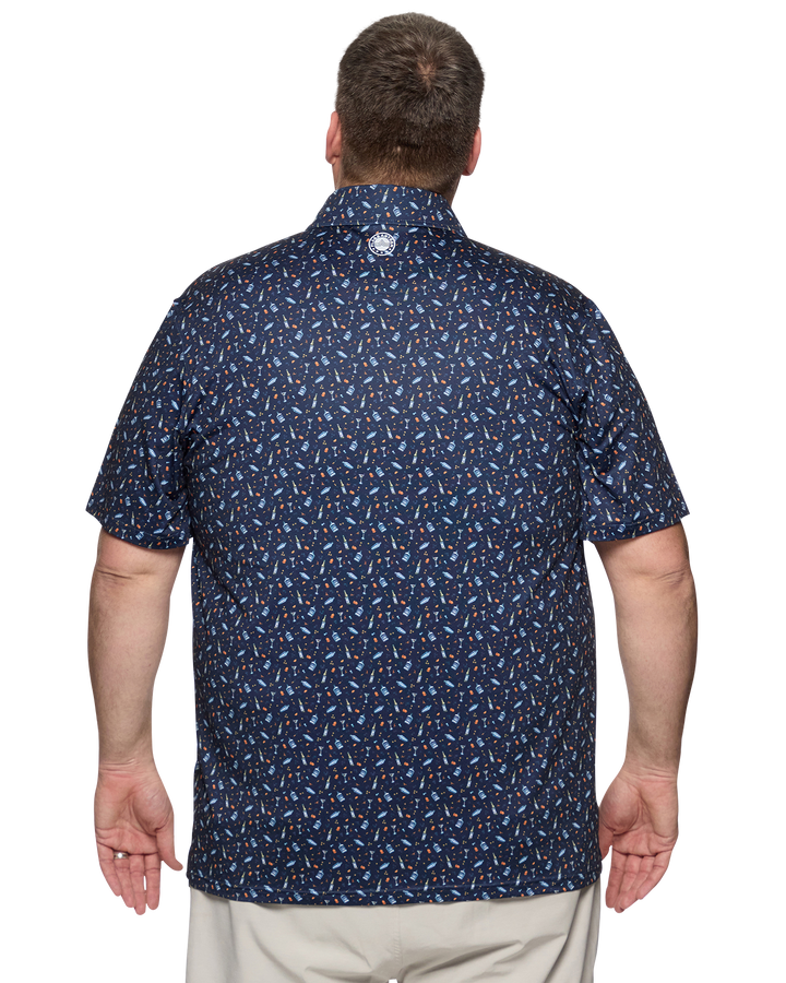 MVP PATERSON DRINK PRINT POLO BIG & TALL