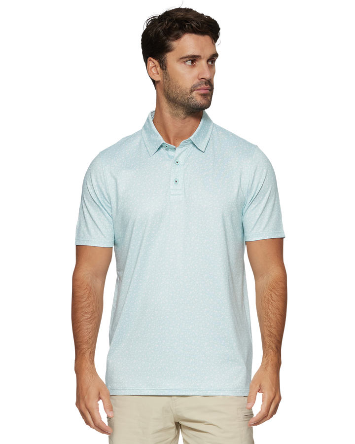 MVP HAMPTON FLORAL PRINT PERFORMANCE POLO