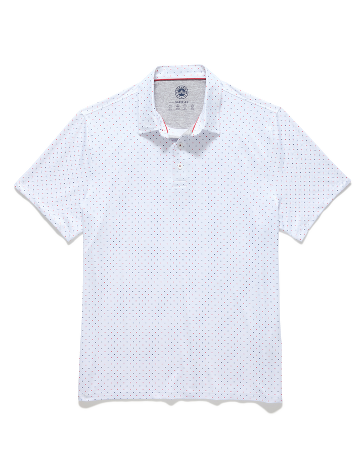 MVP MONTROSE STAR & DOT PRINT POLO