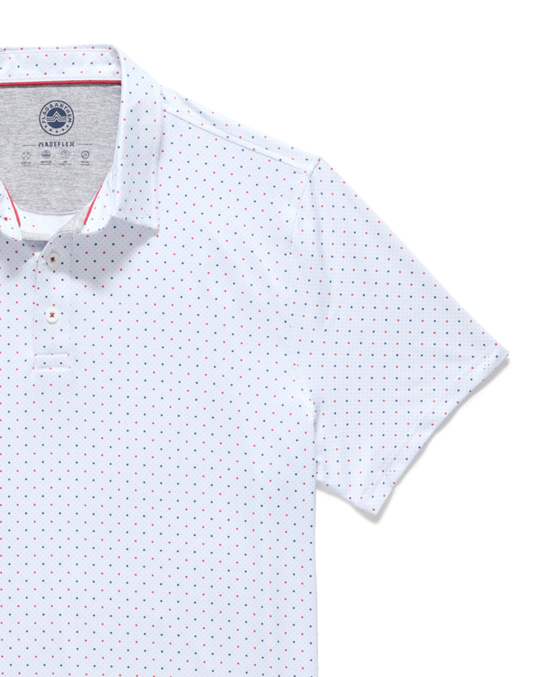 MVP MONTROSE STAR & DOT PRINT POLO