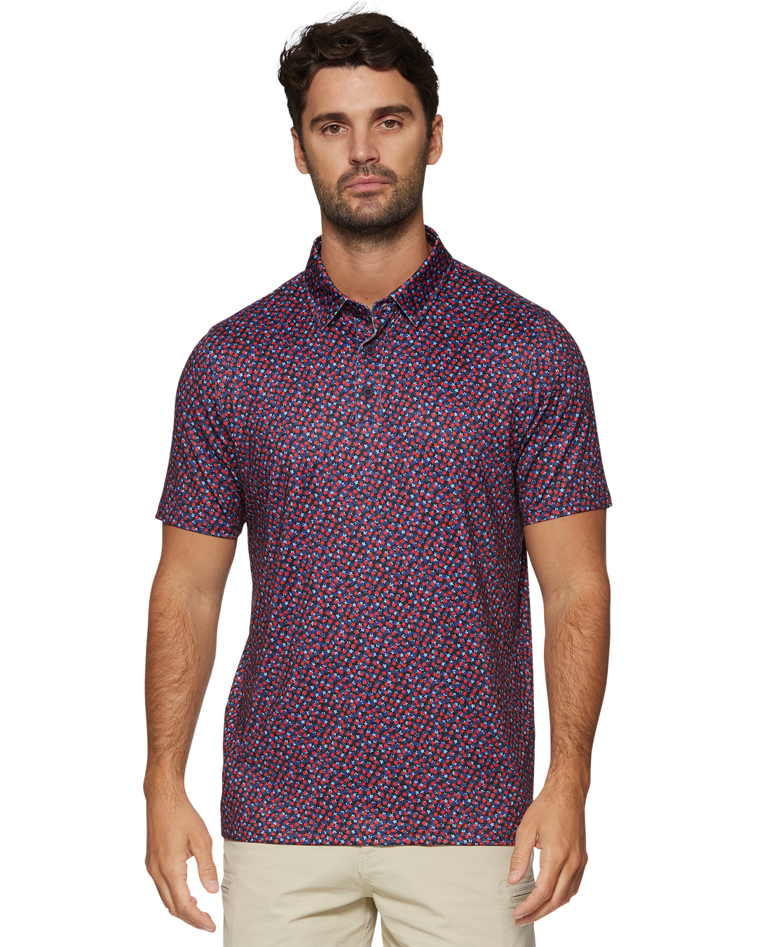 MVP WINFIELD STAR PRINT POLO