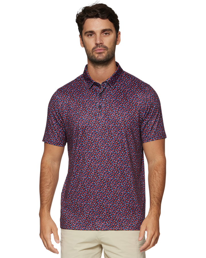 MVP WINFIELD STAR PRINT POLO