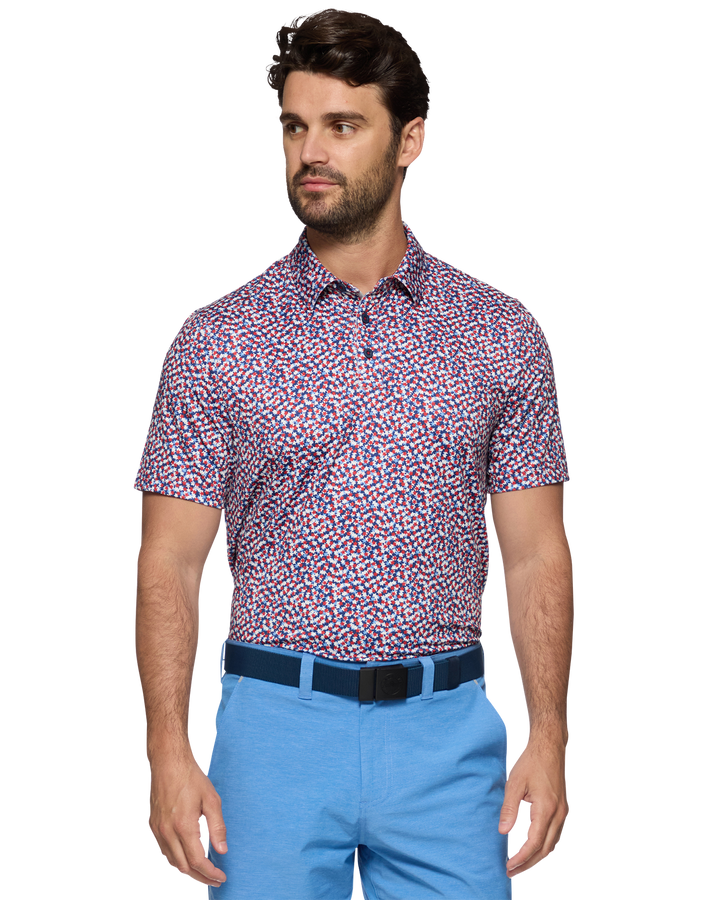 MVP WINFIELD STAR PRINT POLO