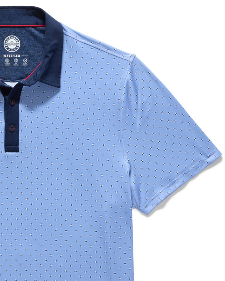 MVP MANCHESTER GEO PRINT POLO (FINAL SALE)