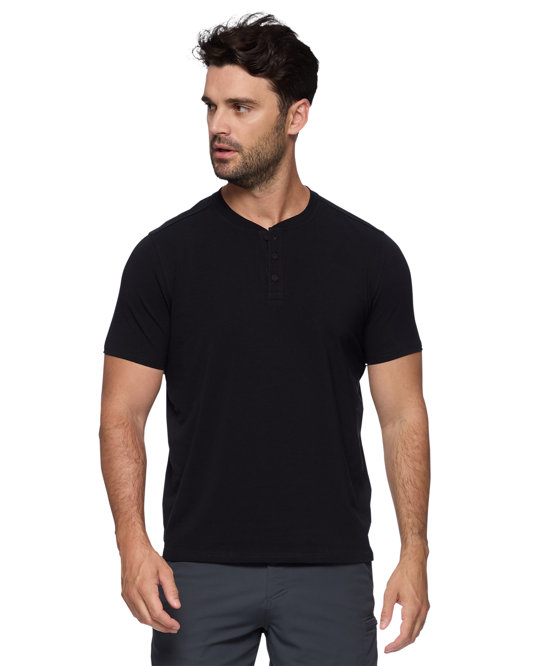 ESSENTIAL STRETCH COMFORT HENLEY